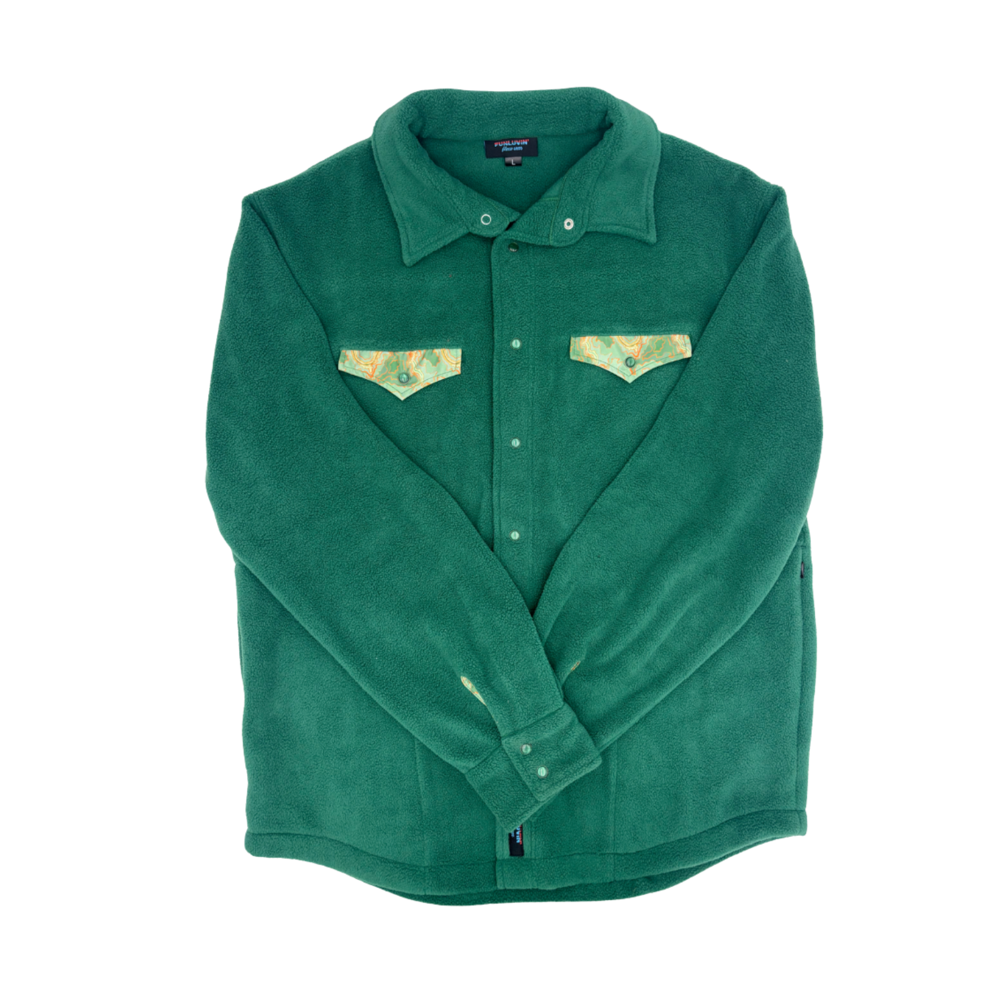 Gone' Fishin' Fleece Pearl Snap — FunLuvin' Fleecewear